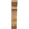 Ekena Millwork Balboa Slat Rough Sawn Bracket, Western Red Cedar, 6"W x 20"D x 32"H BKT06X20X32BOA06RWR - alternate 3